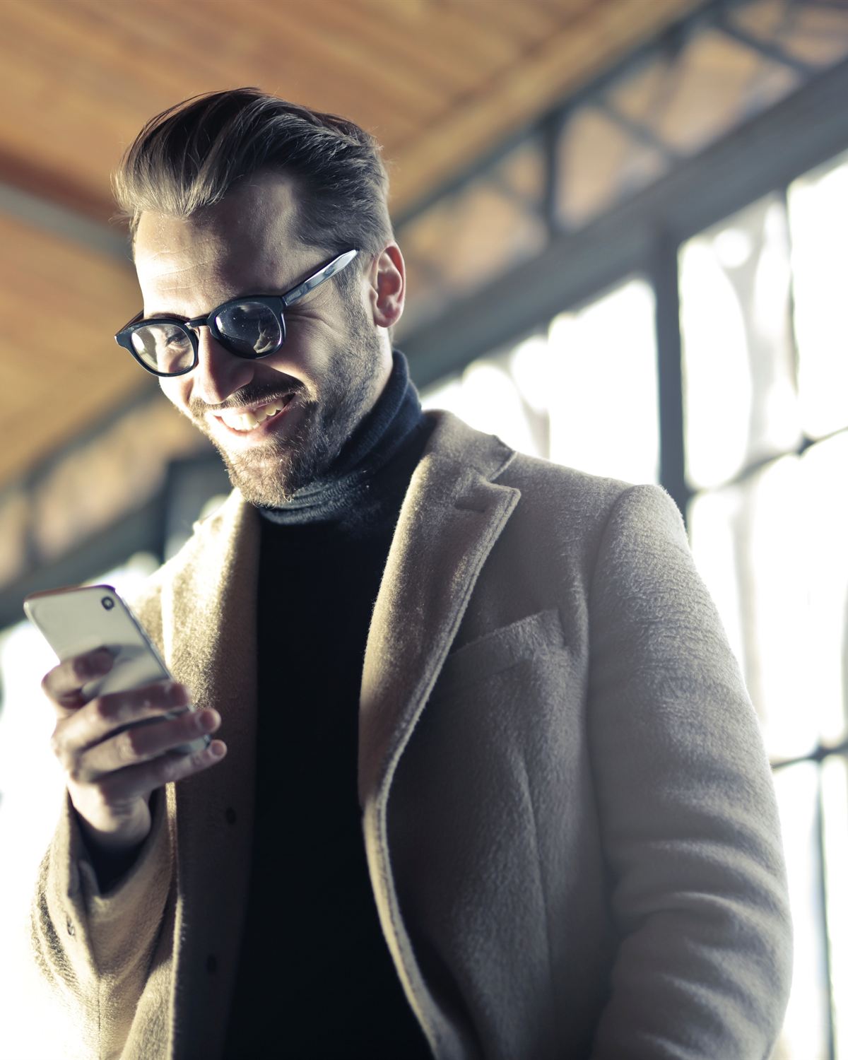 Customer booking an appointment on a phone